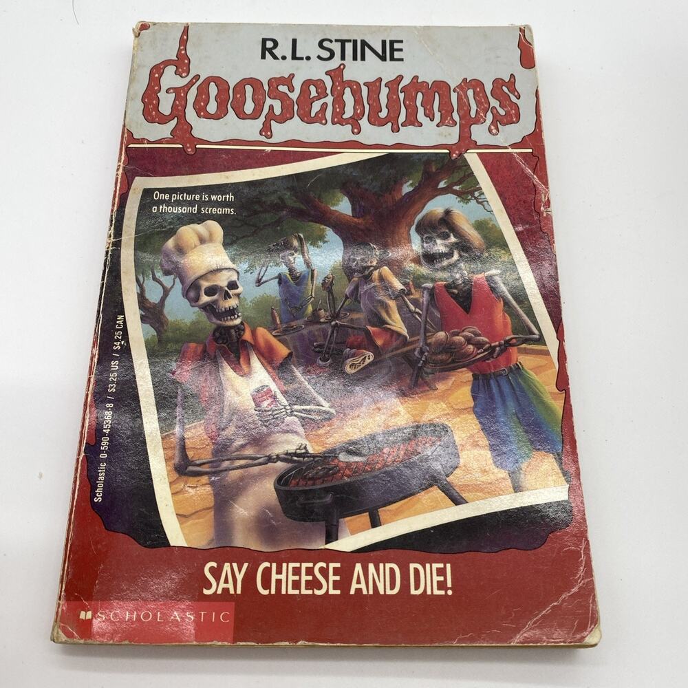 Goosebumps Say Cheese and Die! #4 1st Edition/1st Print 1992 R.L. Stine